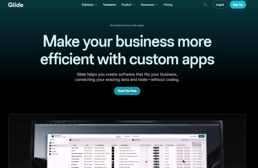 Softr vs Glide: Best No Code App Builder | Application ..Is? 6 Glide