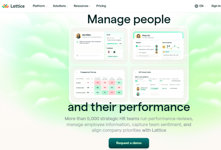 SurveySparrow vs Lattice: Users Pick This Tool as Best! Results 6 Lattice