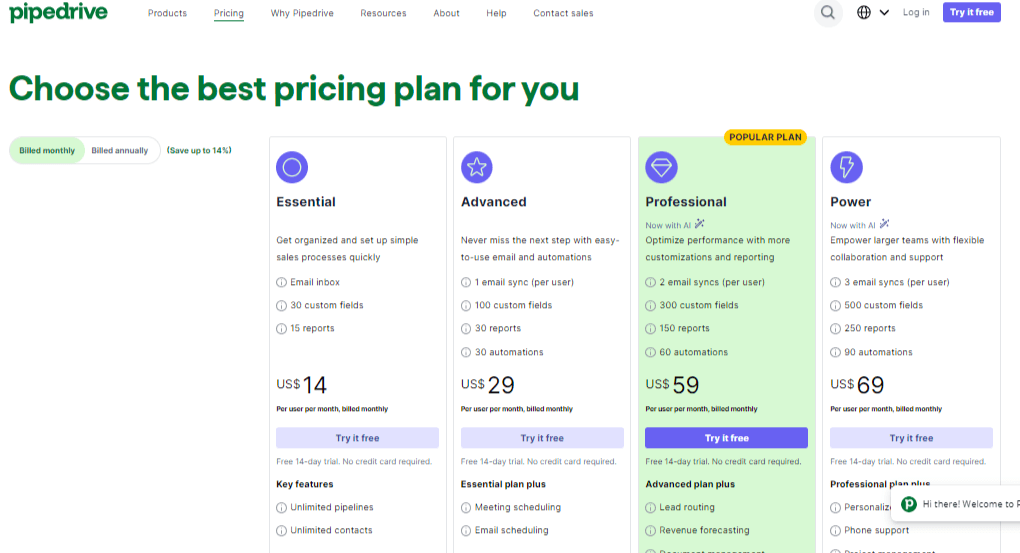 Pipeline Pro Vs Pipedrive 2024: Which Crm Tool is Best? Results 8 Pipedrive pricing