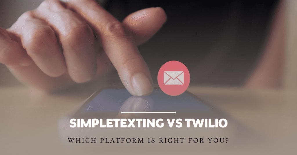 SimpleTexting vs Twilio: Which is Easier to Use & Integrate? 1 SimpleTexting vs Twilio