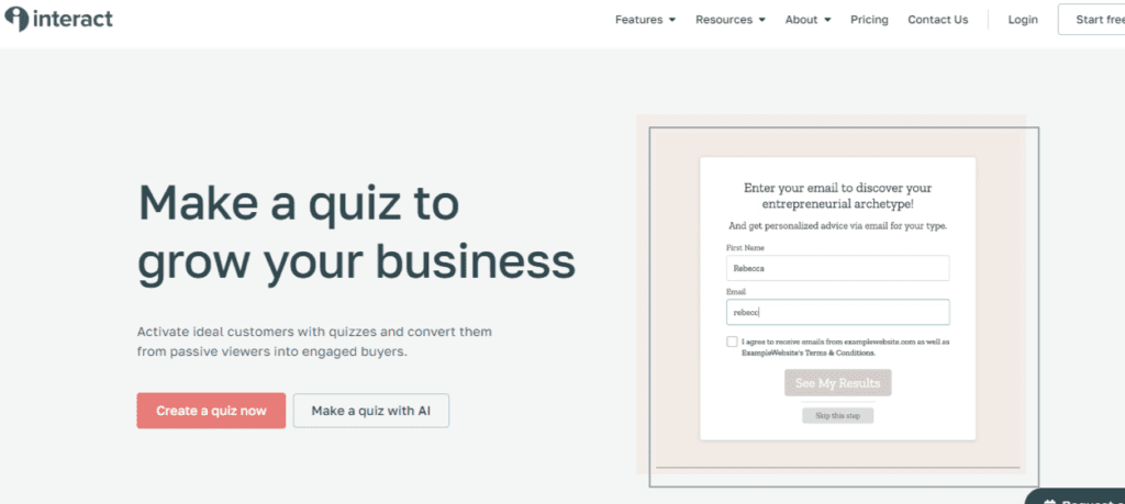 Outgrow Vs Interact Quiz Maker: Which is Easier to Use? Results! 6 interact