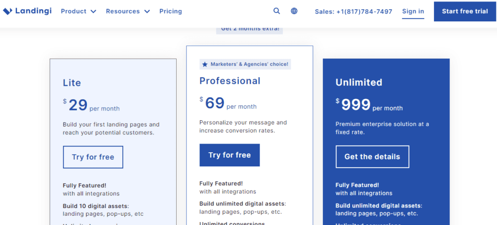 10 Steps To get Landingi Free Trial -Start your 14-Day Trial! 4 landingi pricing