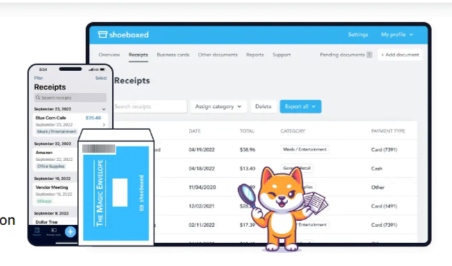 Shoeboxed Vs Expensify: Better for Expense Tracking & Saving? 5 shoeboxed demo