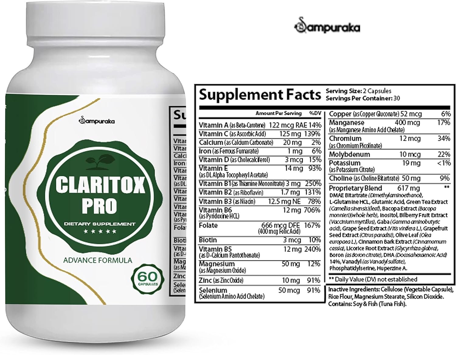Claritox Pro Dosage