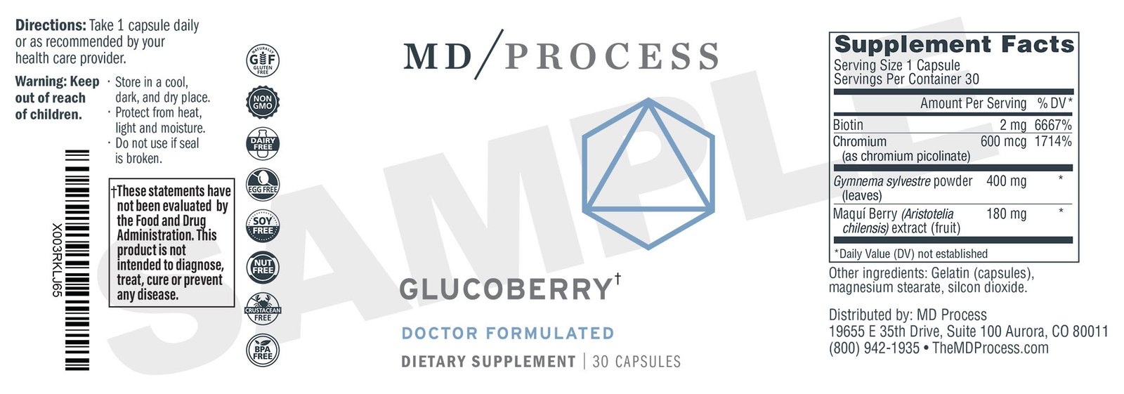 GlucoBerry Dosage