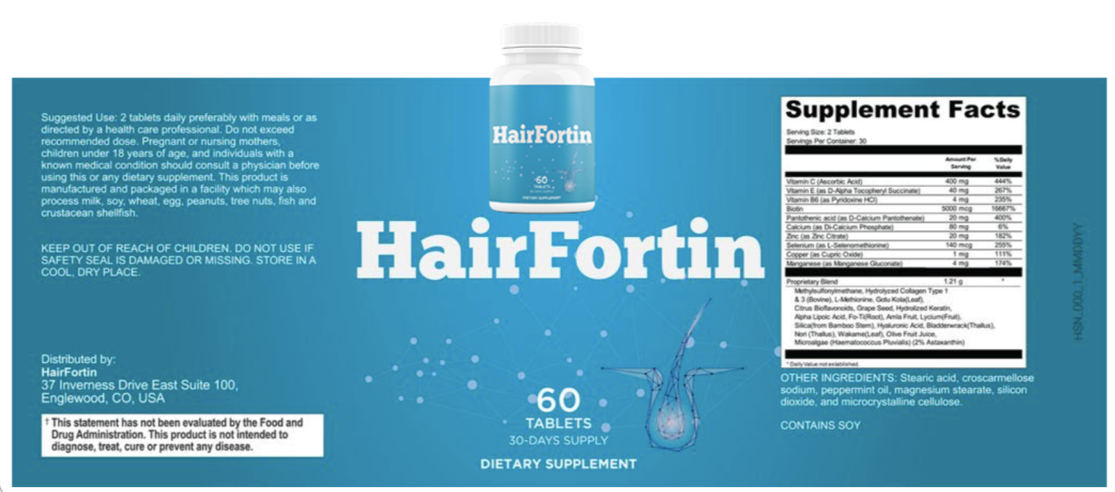 Hairfortin dosage