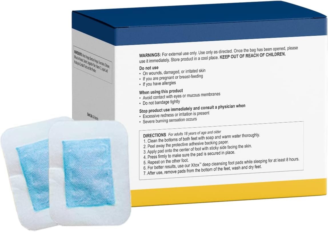 Xitox footpads dosage
