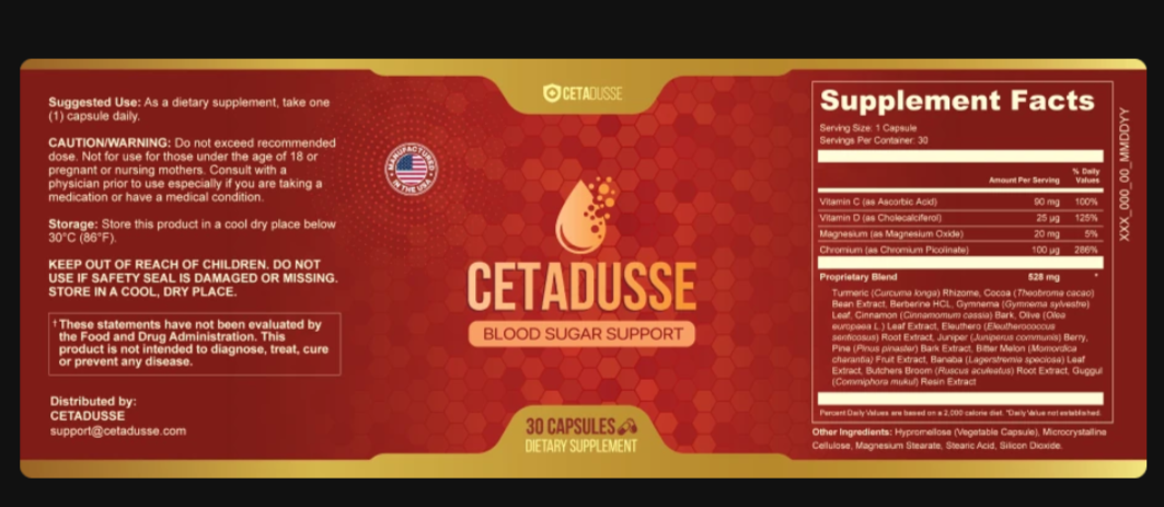 cetadusse side effects