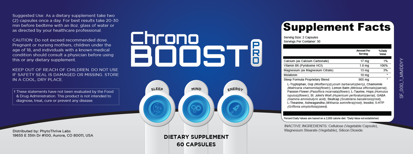 chronoboost pro ingredients