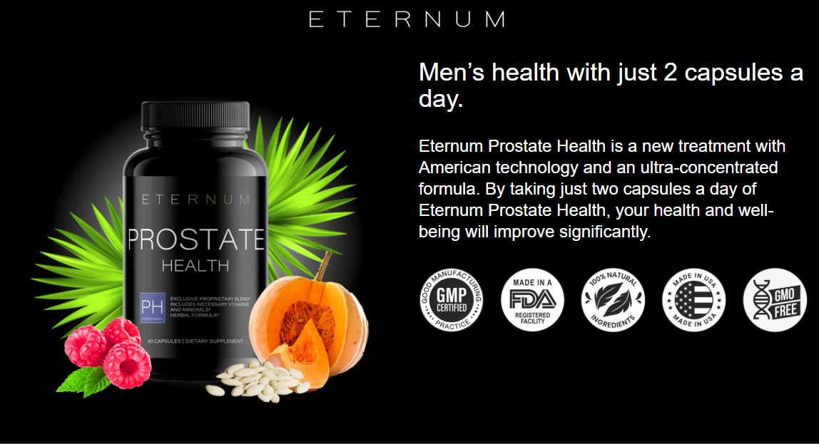 eternum prostate health dosage