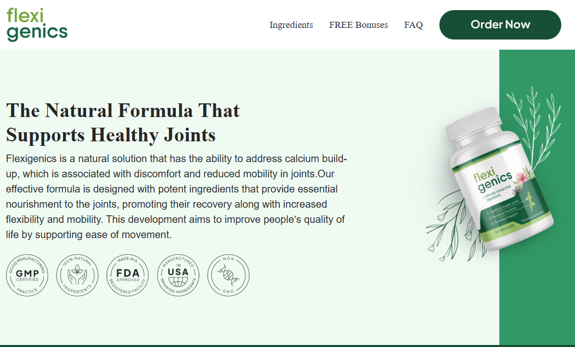 flexigenics ingredients