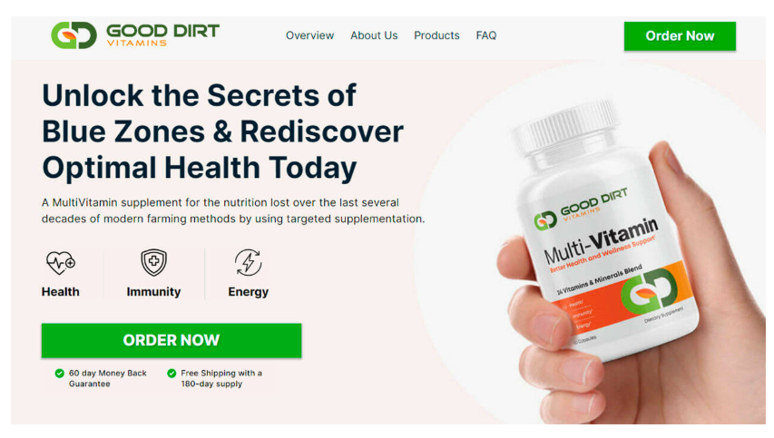 good dirt vitamins ingredients