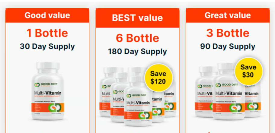 good dirt vitamins side effects