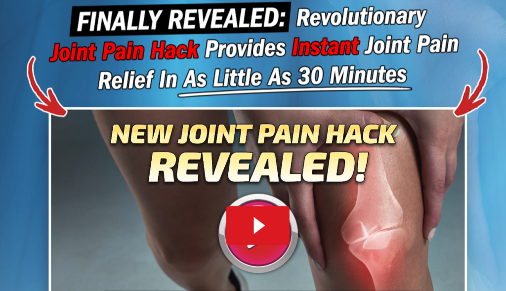 joint pain hack supplement ingredients