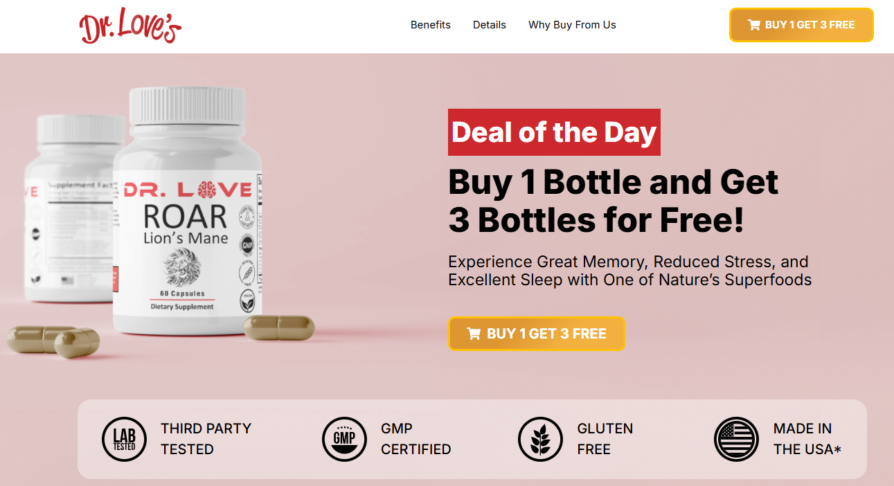 roar lion’s mane benefits