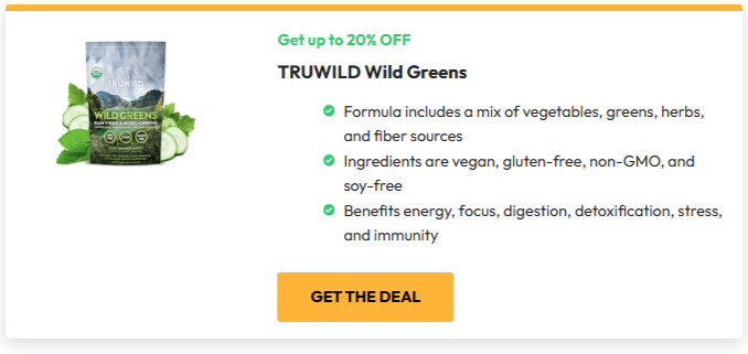 truwild wild greens side effects
