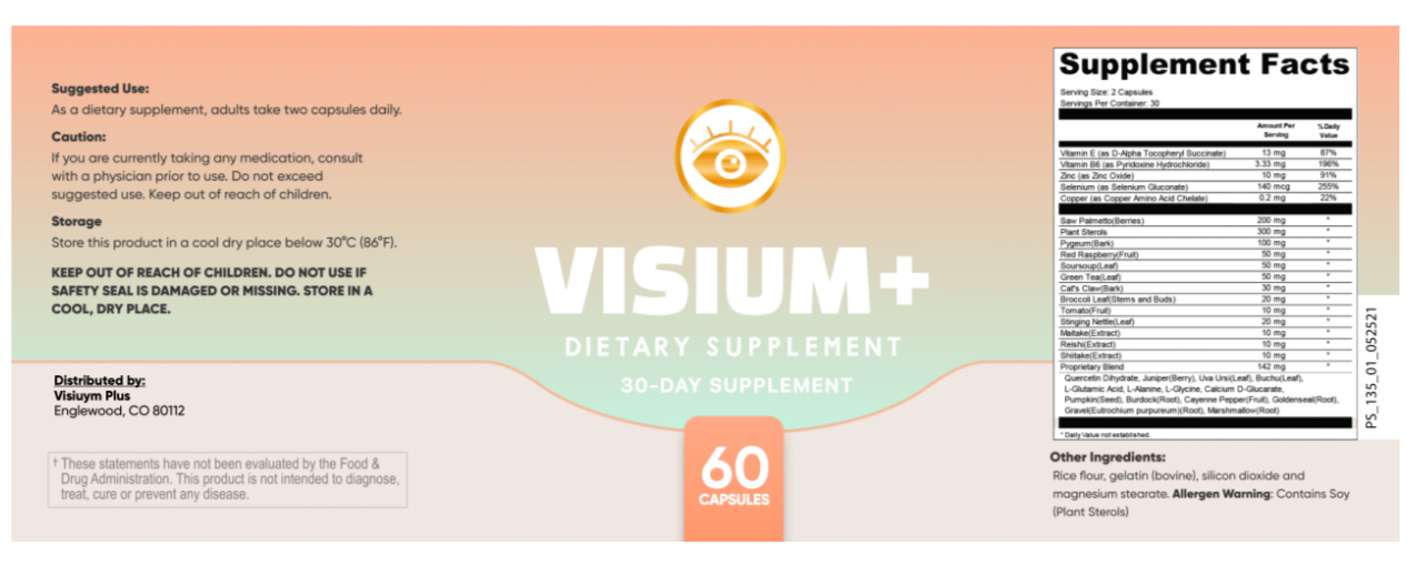 visium plus ingredients