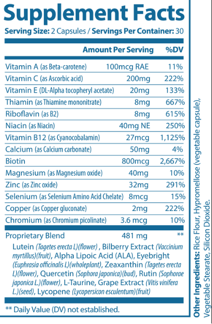 Eye Health Dosage