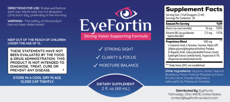 EyeFortin Dosage