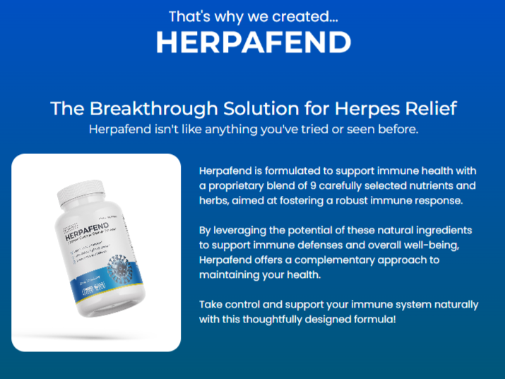 Herpafend Side Effects