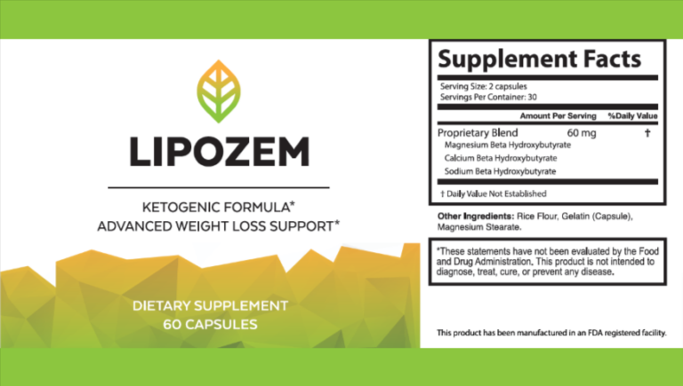 Lipozem Dosage