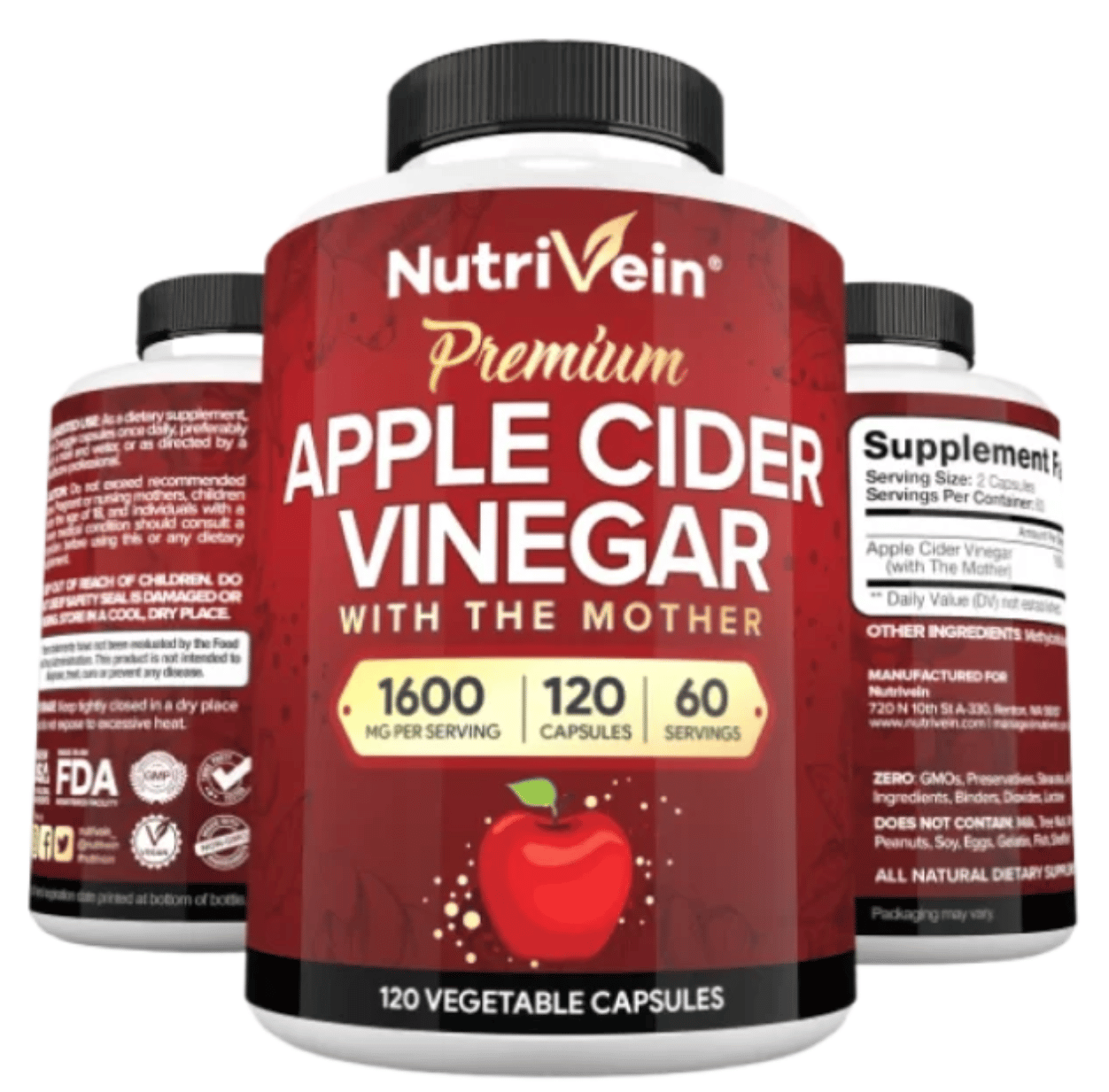 Nutrivein Apple Cider Vinegar Side effects