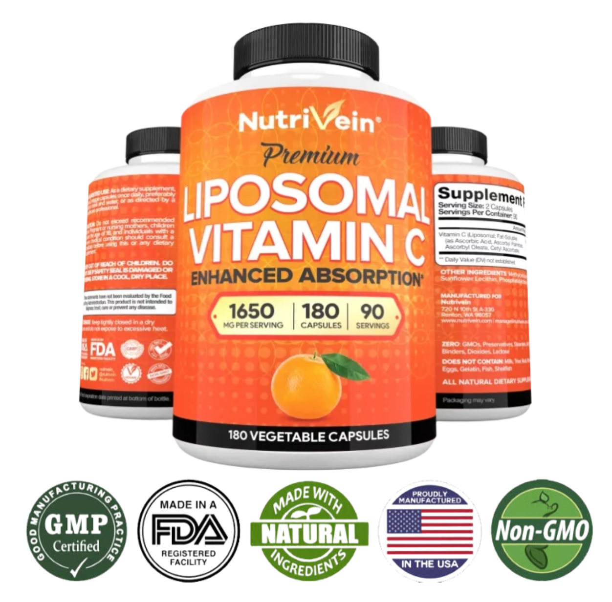 Nutrivein Liposomal Vitamin C Side effect