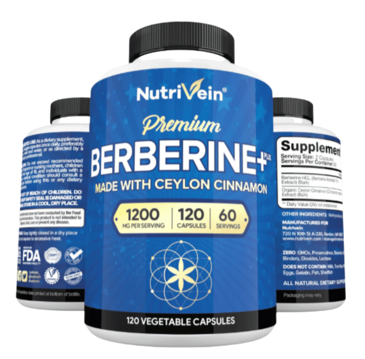 Nutrivein Premium Berberine Side effects