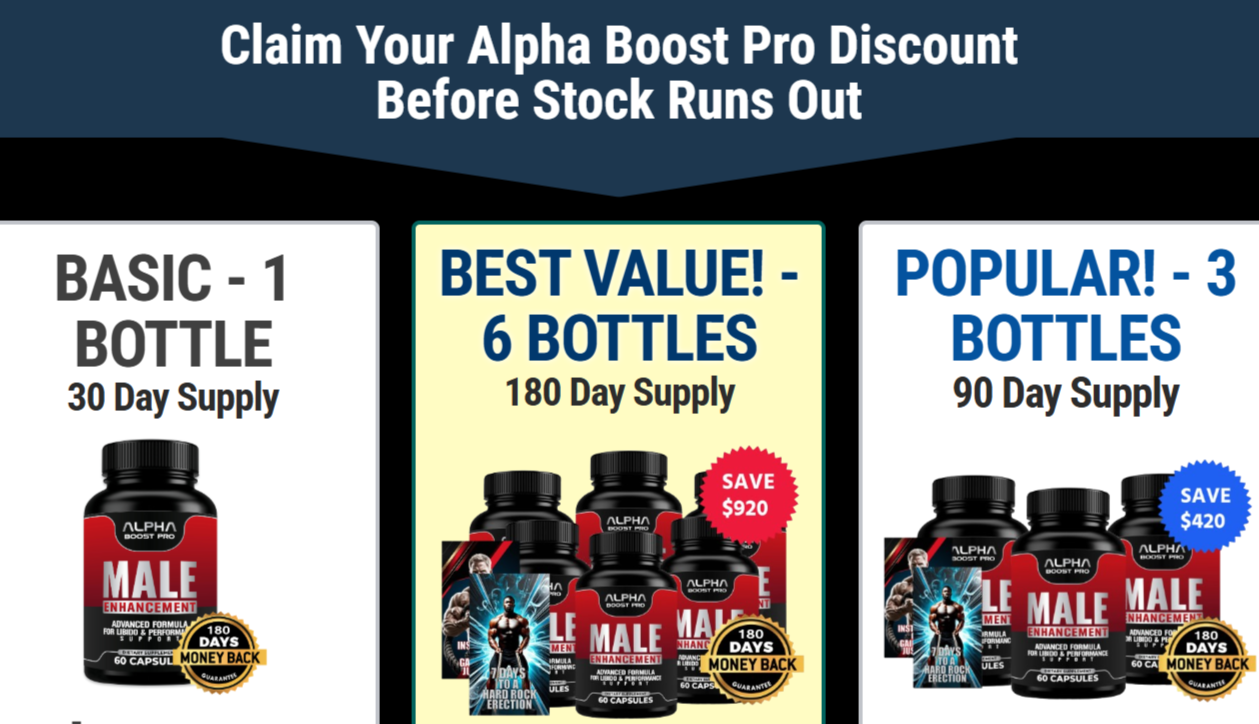 Alpha Boost Pro ingredients