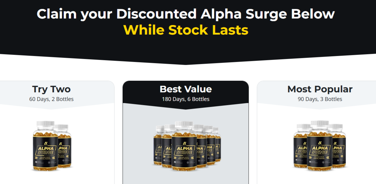 Alpha Surge dosage