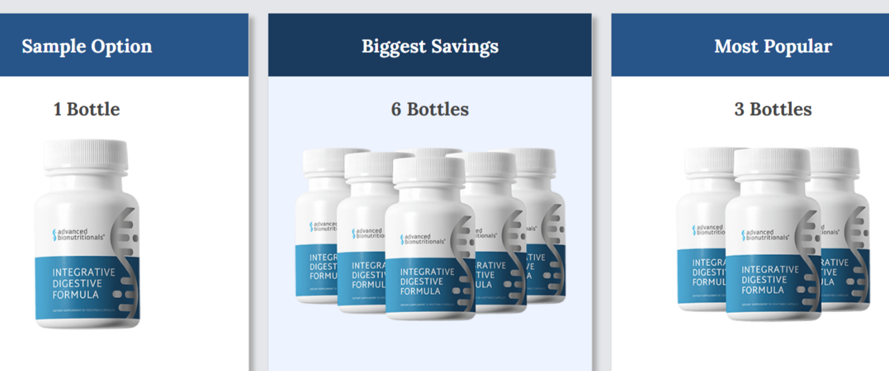Integrative Digestive Formula dosage