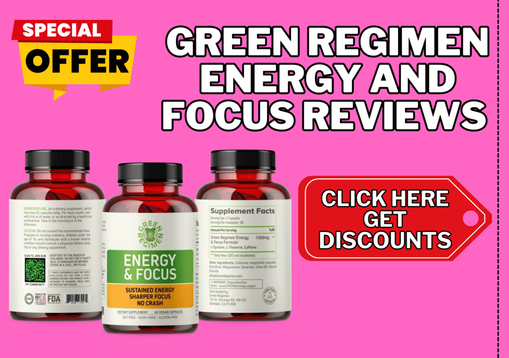 Green Regimen Energy and Focus reviews