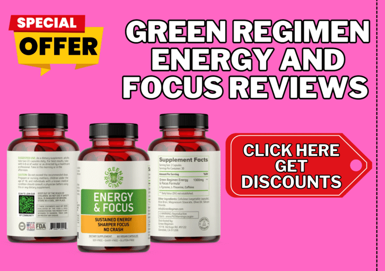 Green Regimen Energy and Focus reviews