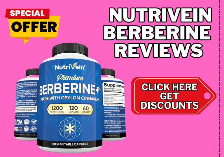 Nutrivein Berberine Reviews – is Premium Supplement Legit? 77 Nutrivein Berberine reviews
