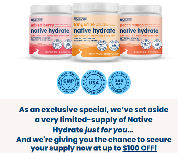 Native Path Hydrate Military dosage Native Path Hydrate Military dosage