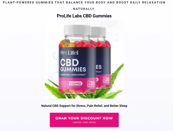 ProLife CBD Gummies dosage