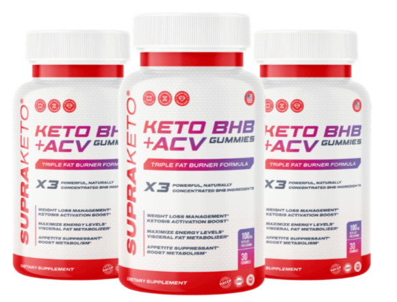 Supra Keto BHB ACV Gummies ingredients Supra Keto BHB ACV Gummies ingredients